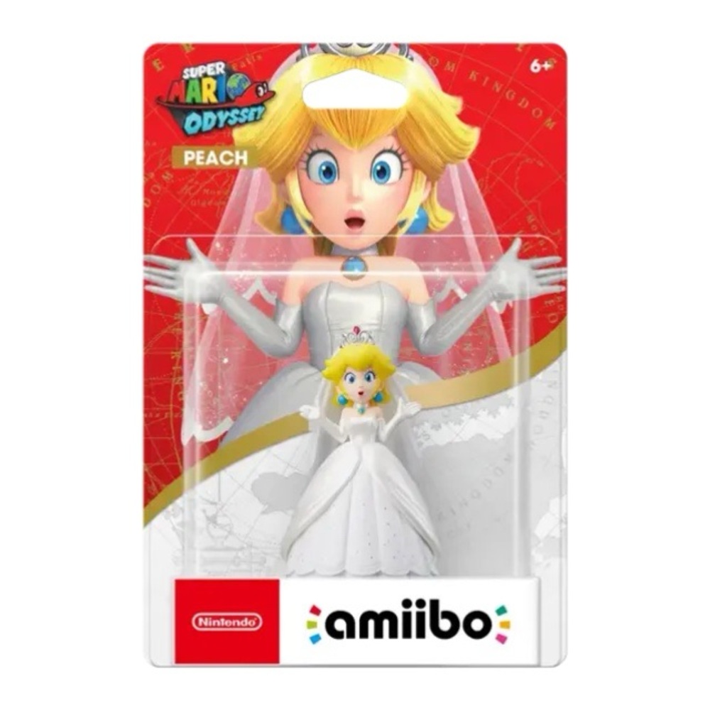 Nintendo - amiibo Peach - (Wedding Outfit) - Super Mario Odyssey Series - Multi